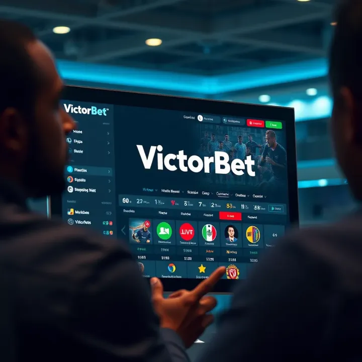 User registering an account on VictorBet platform with a clean and intuitive interface