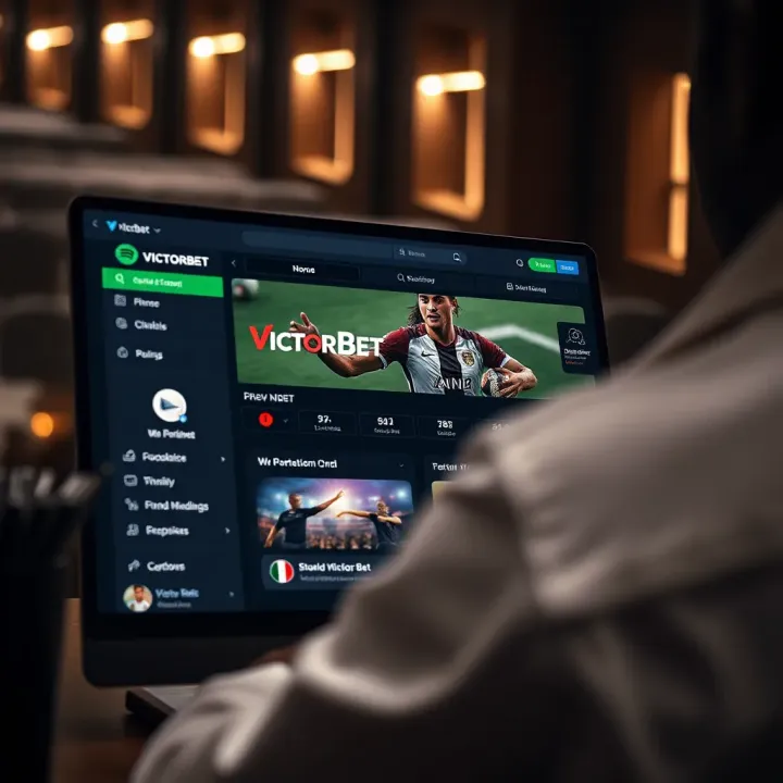Secure Online Communication for VictorBet Support Conceptual graphic showing secure online communication for betting support