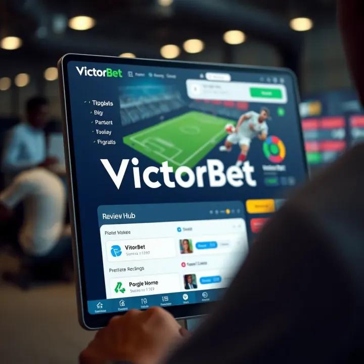 Victorbet Betting Slip Highlighting Winning Outcome Illustration showing a betting slip with highlighted winning outcome on Victorbet platform