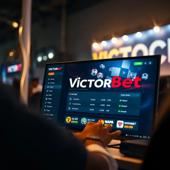 Mlite VictorBet Mobile App Interface Overview Mobile phone screen showing Mlite VictorBet app interface with betting options