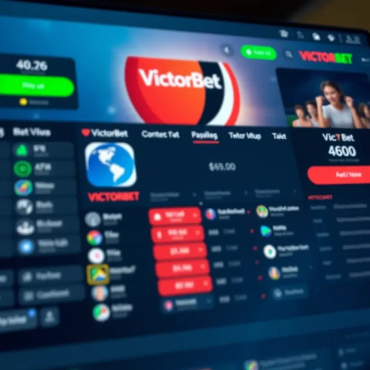 Screenshot showing VictorBet deposit options with various payment methods listed