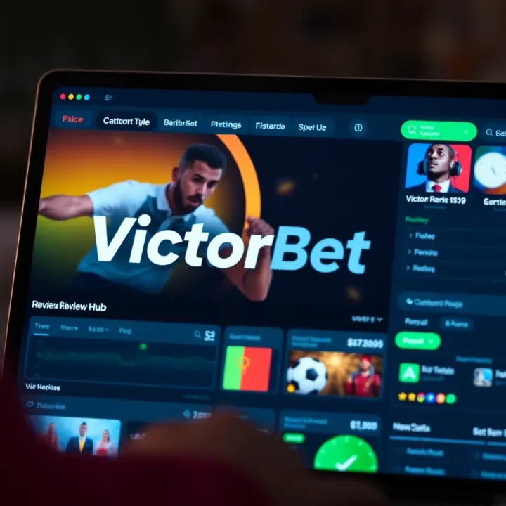 Mobile phone displaying the Victorbet sports betting app interface with live football odds