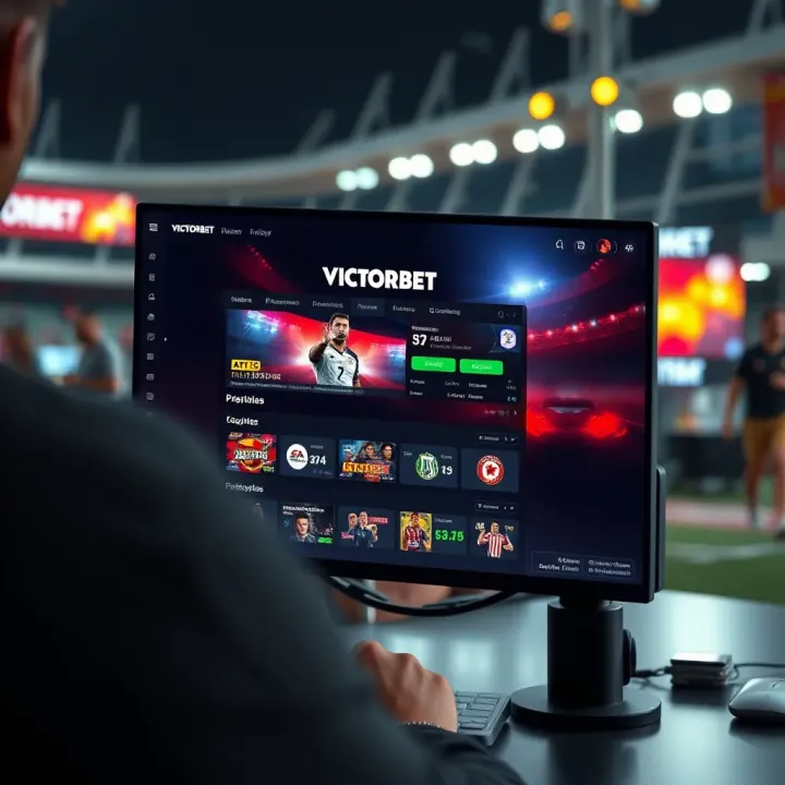 Illustration of a mobile phone displaying VictorBet app with bonus claim options and a checklist of responsible gambling practices