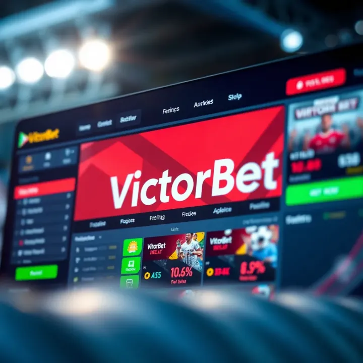 Illustration showing a digital screen displaying VictorBet booking codes for upcoming football matches