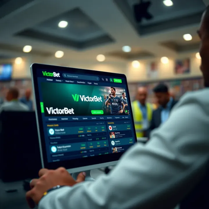 VictorBet interface displaying La Liga match predictions and odds