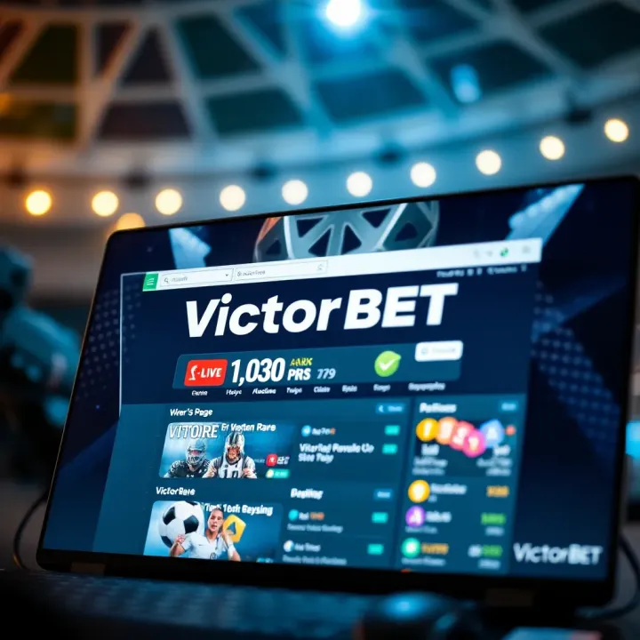 Live football betting interface on VictorBet showing real-time odds and match updates