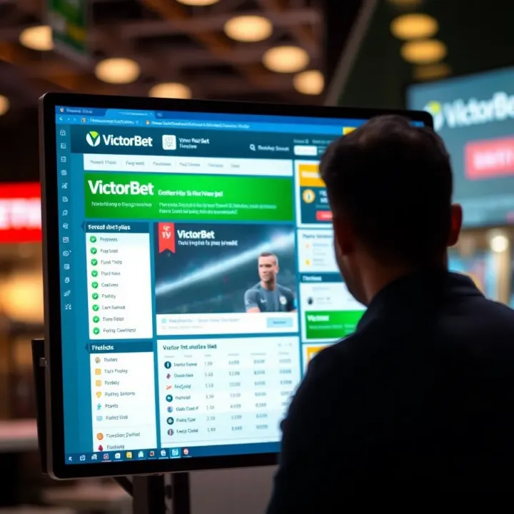 Secure login interface on VictorBet platform for Nigerian users