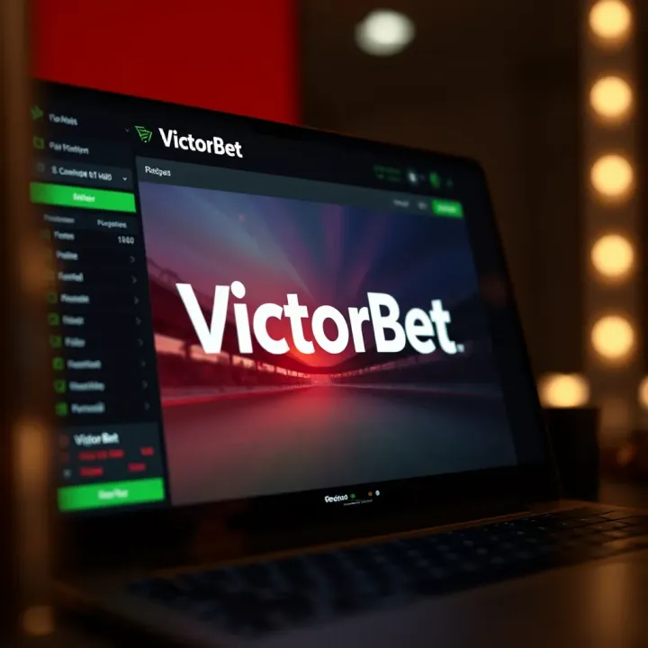 Mobile device displaying VictorBet login screen in Nigeria