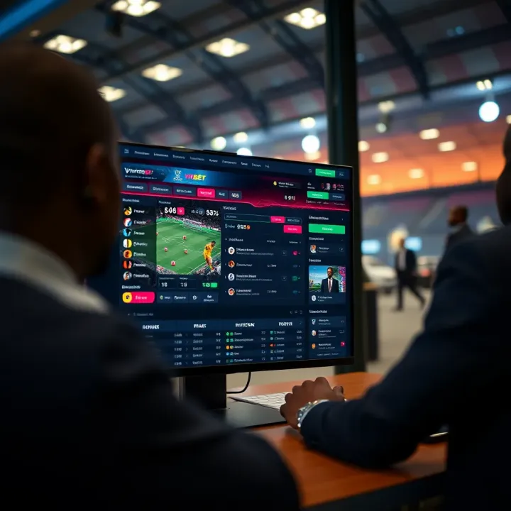 Mobile screen displaying secure deposit and withdrawal methods in VictorBet NG app