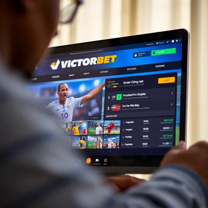 VictorBet Nigeria 1x2 Betting Interface Overview VictorBet Nigeria user interface displaying 1x2 betting options for a football match