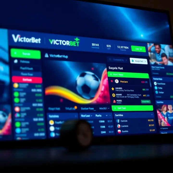 VictorBet platform dashboard with Nigerian payment options and betting features