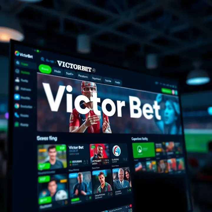 VictorBet online casino interface displaying Starburst slot and free spins promotion